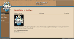 Desktop Screenshot of littlejohnconstruction.com