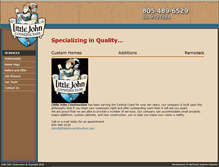 Tablet Screenshot of littlejohnconstruction.com
